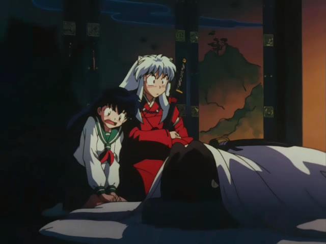 Otaku Gallery  / Anime e Manga / Inu-Yasha / Screen Shots / Episodi / 022 - Il sorriso malvagio, Kikyo tra la vita e la morte / 095.jpg